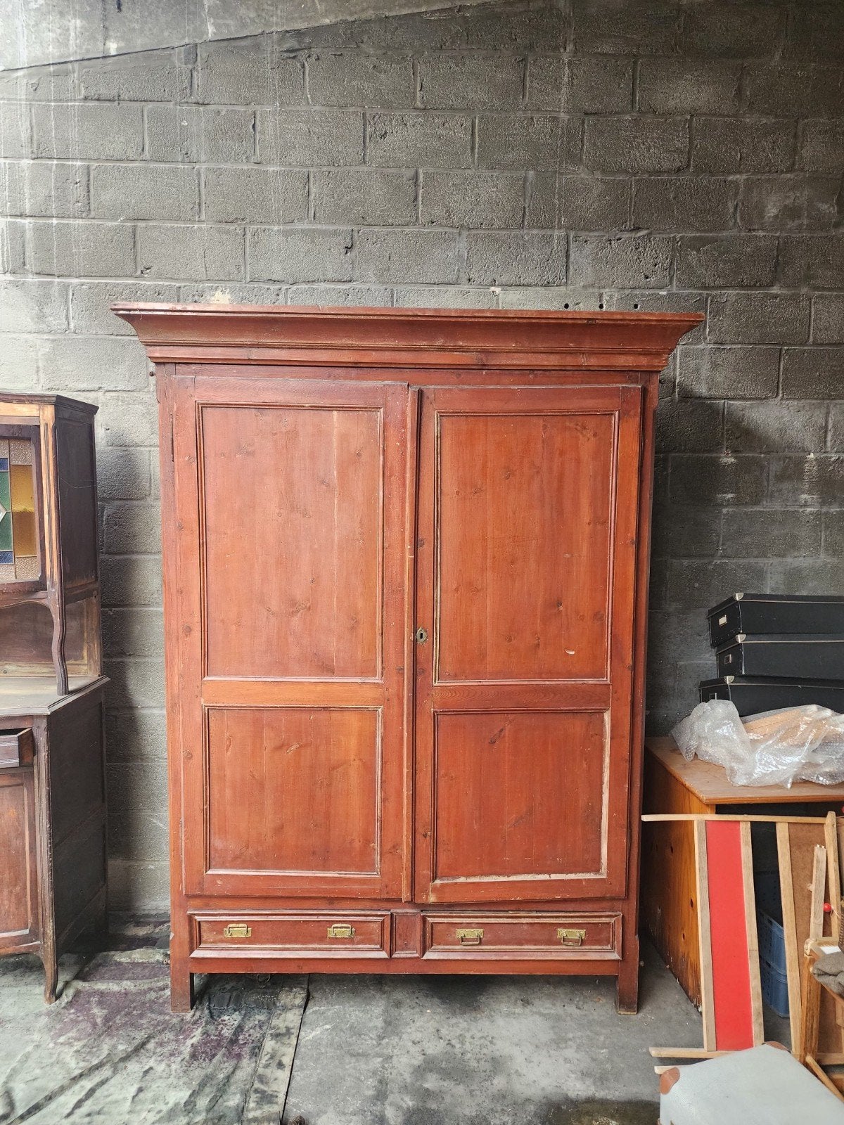 Vintage dressing kast, Ophalen