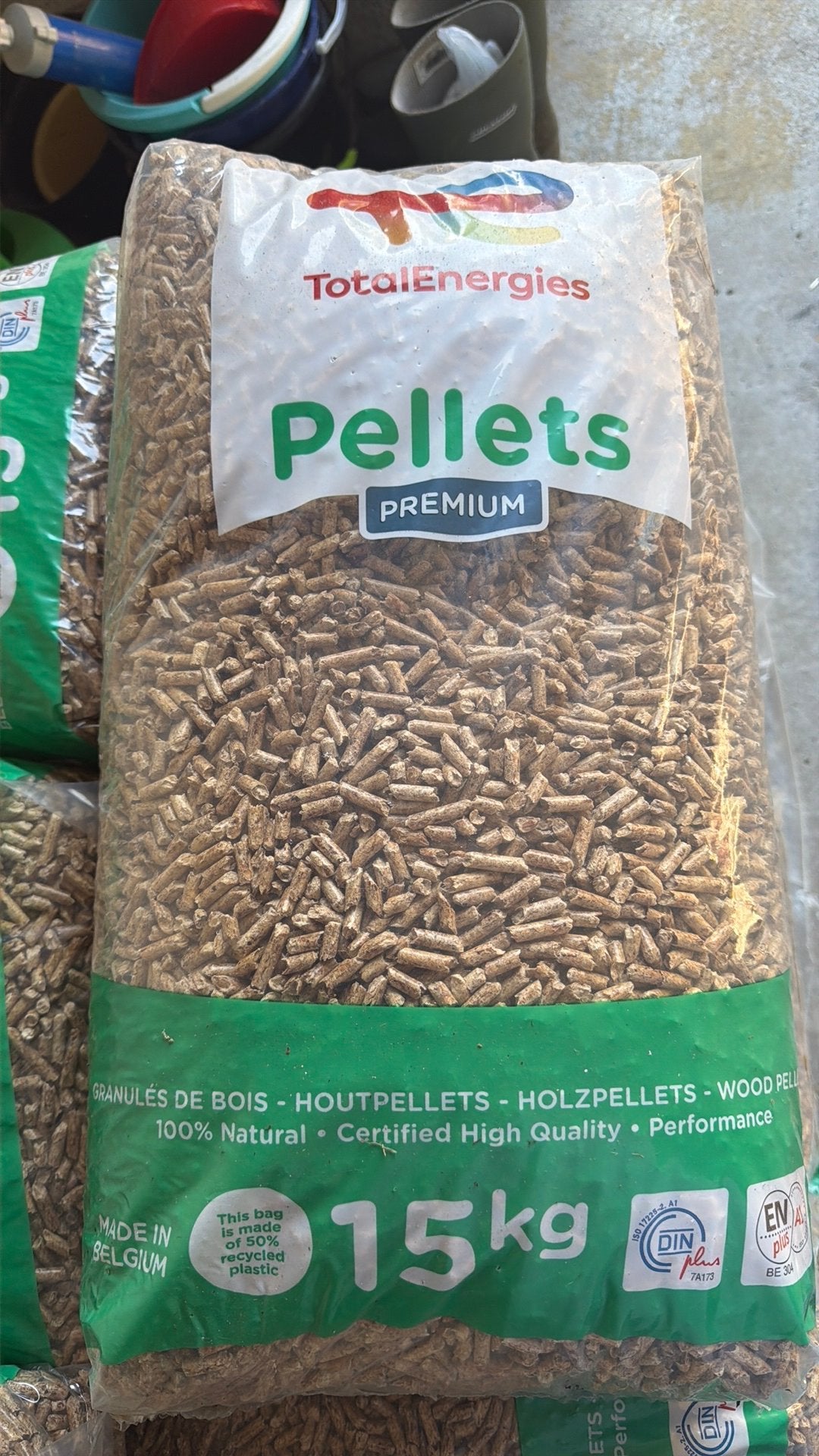 Pellets TotalEnergies Premium - 15 kg, Tuin en Terras, Ophalen