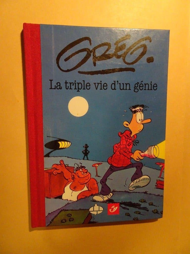 BD du CBBD - Greg - La triple vie d'un génie - Achille Talon, Collections, Personnages de BD, Comme neuf, Livre ou Jeu, Autres personnages