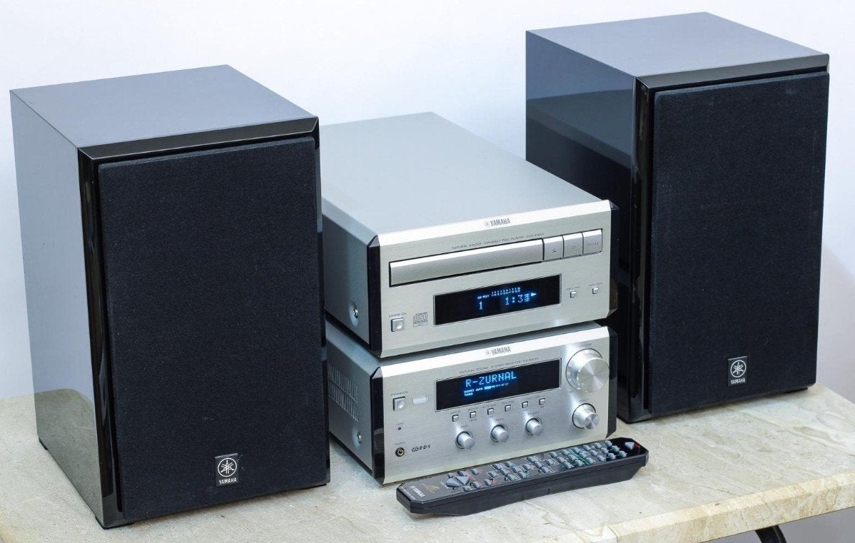 Yamaha "Piano Craft" hifi-set + luidsprekers, Overige merken, Microset, Tuner of Radio, Ophalen of Verzenden