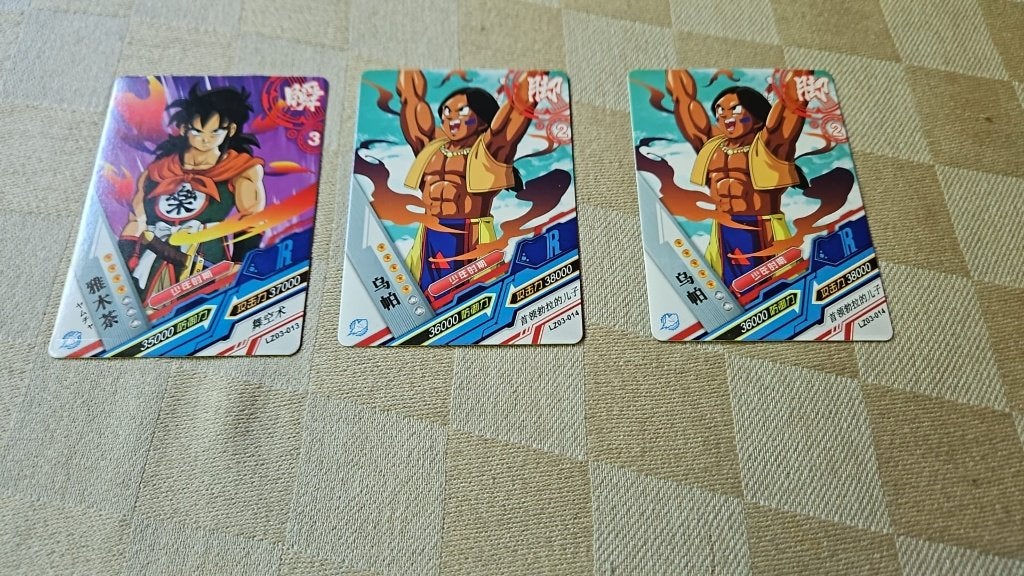 3 dragonball heroes cards oa Yamcha Japanse, Hobby en Vrije tijd, Verzamelkaartspellen | Pokémon, Nieuw, Meerdere kaarten, Ophalen of Verzenden