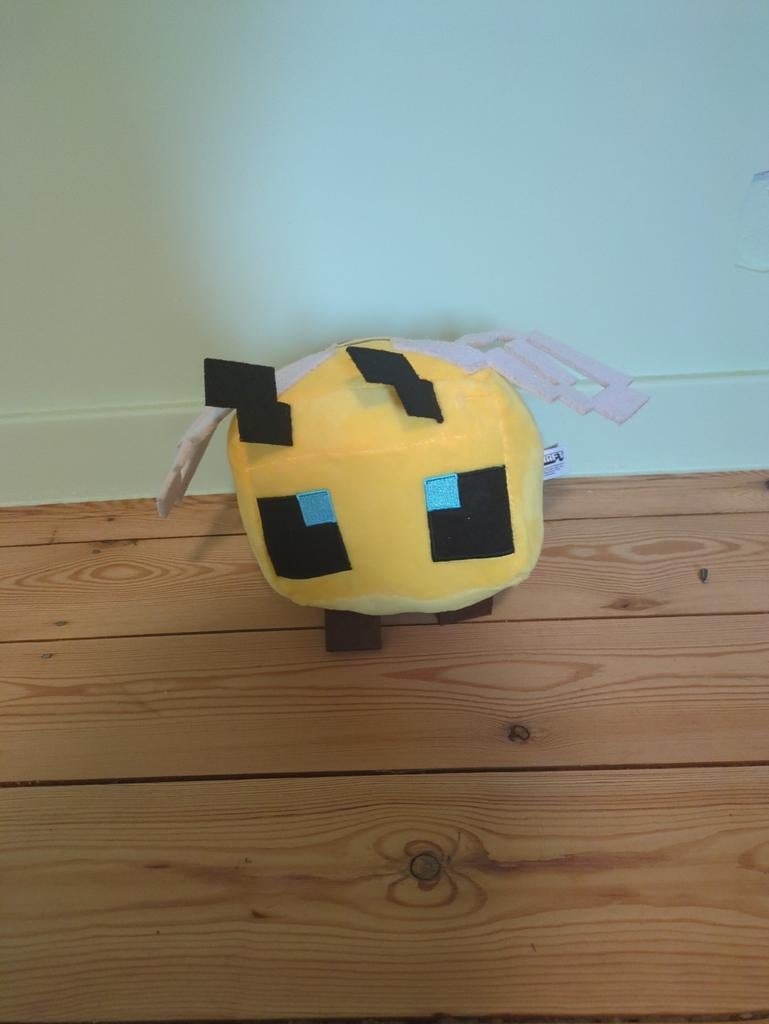 Knuffel Minecraft bij, Kinderen en Baby's, Ophalen of Verzenden, Zo goed als nieuw