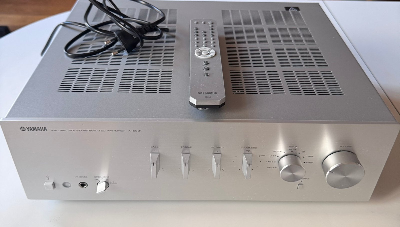 Yamaha A-S301, Audio, Tv en Foto, Versterkers en Ontvangers, Ophalen of Verzenden, Zo goed als nieuw, Stereo, Yamaha
