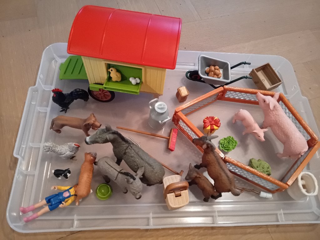 Schleich boerderij, Collections, Enlèvement, Comme neuf