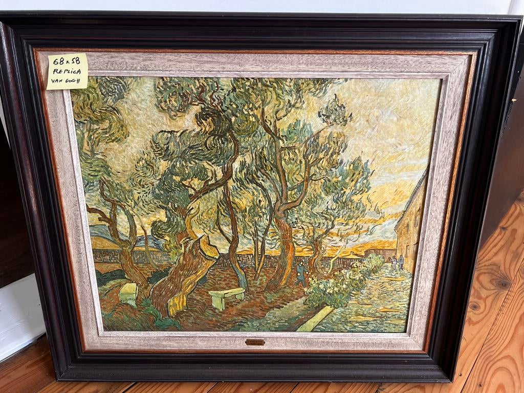 Namaak schilderij “de tuin”, Ophalen