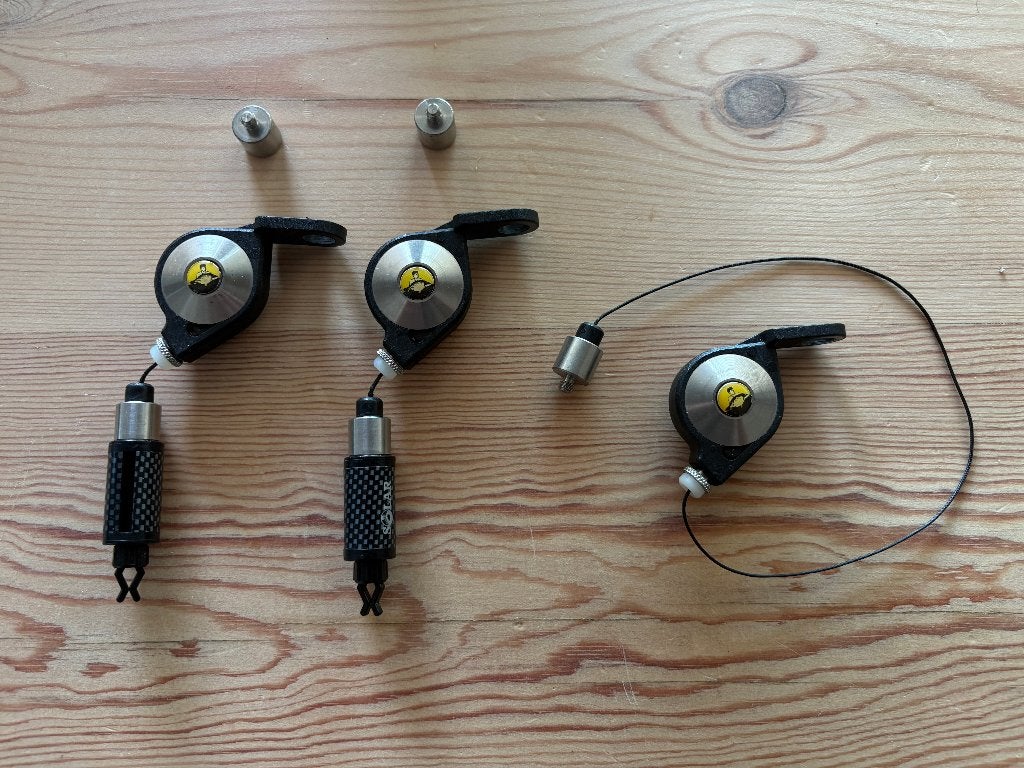 Solar Recoil Bite Indicators – 3 stuks – Carbon – Old School, Watersport en Boten, Ophalen of Verzenden, Gebruikt