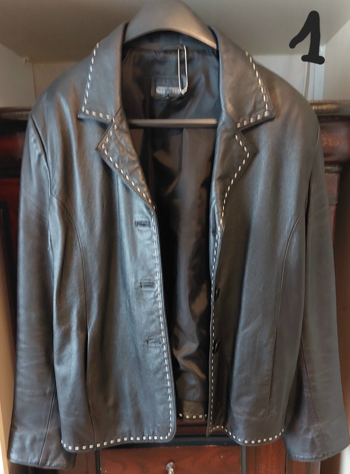 Gilet en cuir pour femme, Enlèvement ou Envoi, Taille 48/50 (M)