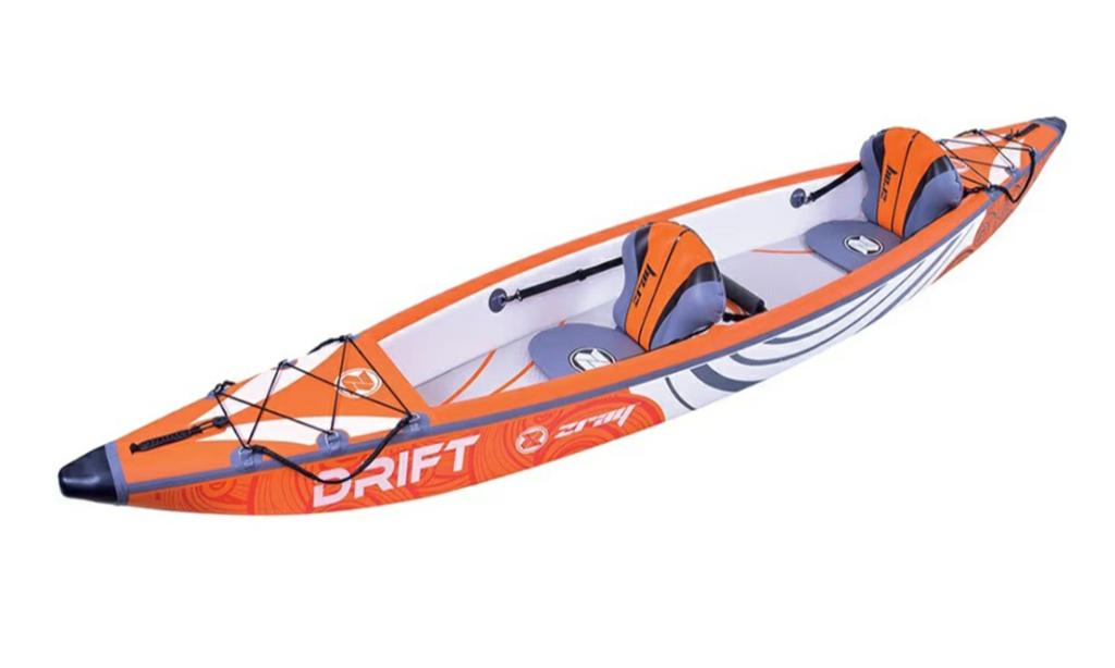 Kajak Zray drift voor 2 personen, Watersport en Boten, Ophalen, Opblaasbaar, Zo goed als nieuw, 2-persoons