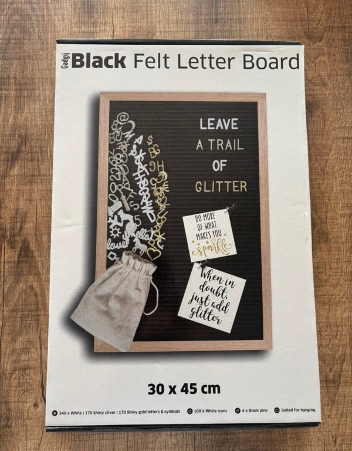 Letter bord, Ophalen of Verzenden, Zo goed als nieuw