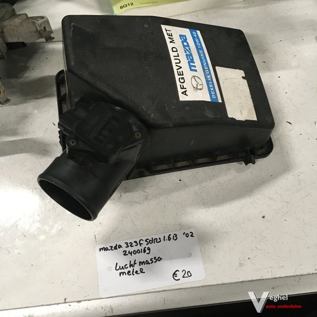 Mazda 323F 5drs 1.6 B 2002 Wagennr 2400169  Luchtmassameter, Auto-onderdelen, Gebruikt, -, -, Ophalen of Verzenden