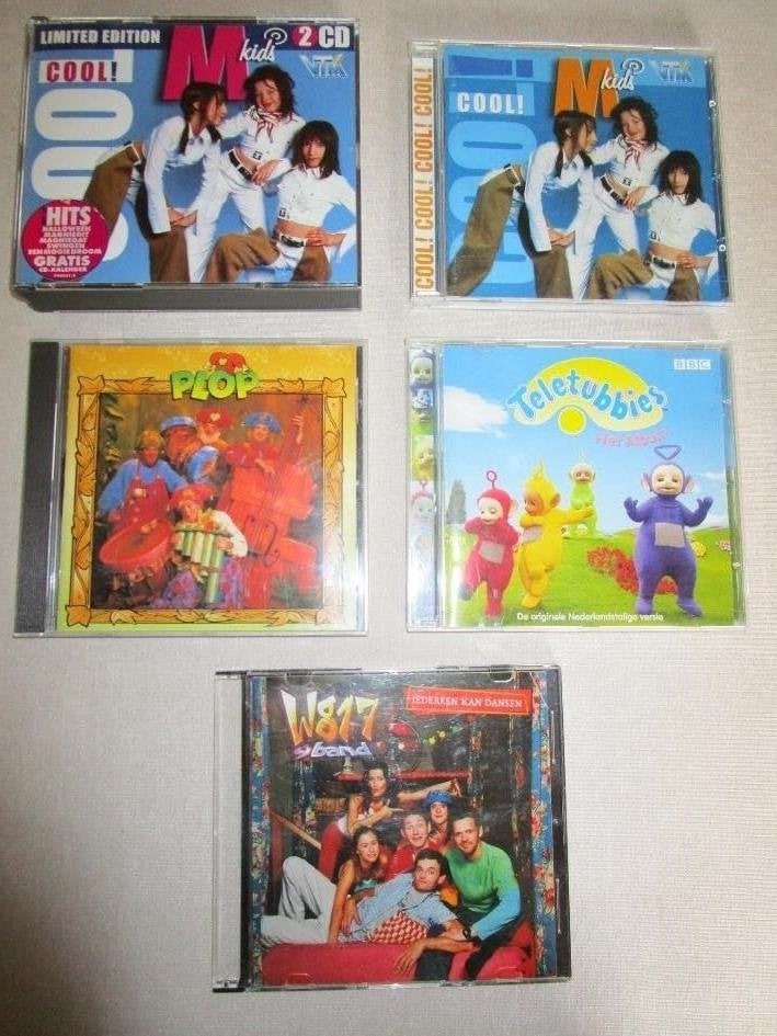 Kinderen/Jeugd CD pakket – Plop, Teletubbies, W817, M-Kids, Gebruikt, Tot 2 jaar, Bonusmateriaal, Ophalen of Verzenden