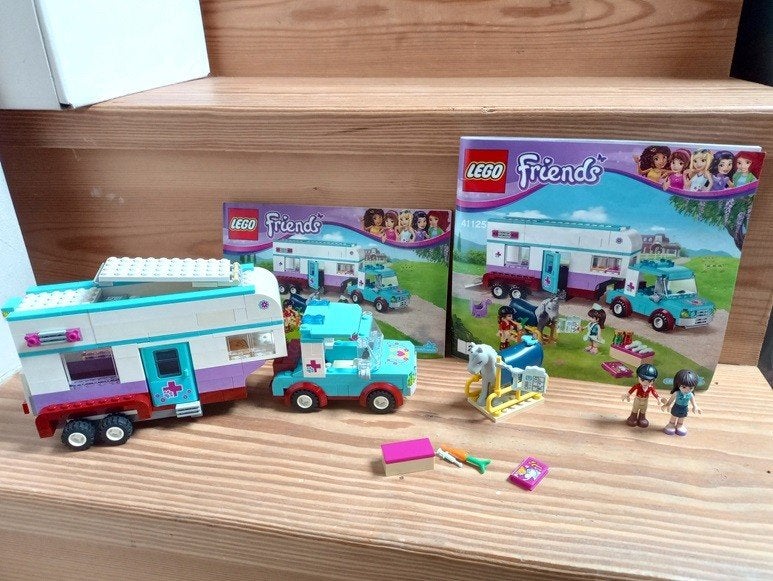 lego Friends - 41125 - La remorque à chevaux du vétérinaire, Enlèvement, Utilisé, Lego, Friends