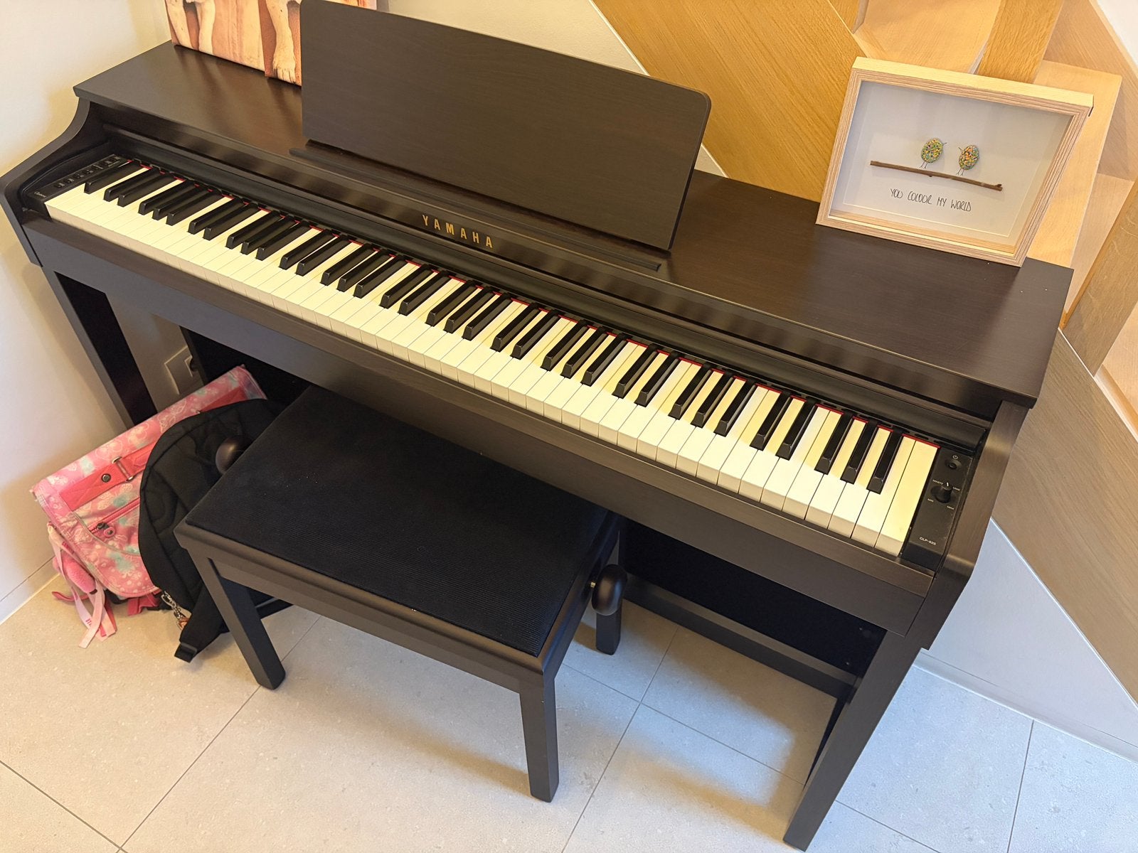 Yamaha Clavinova CLP-525, Enlèvement, Comme neuf, Piano