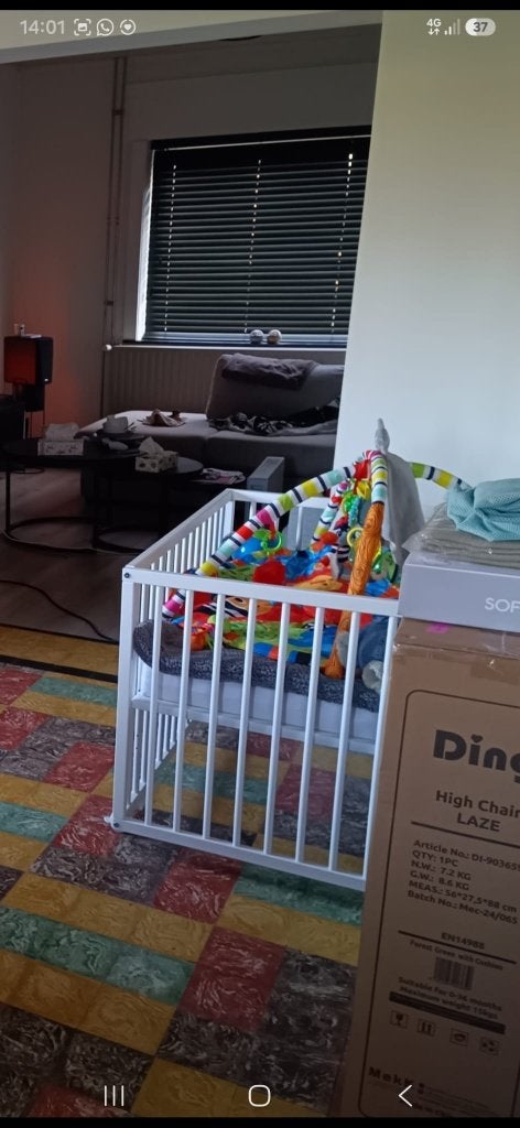 Babypark, Ophalen, Gebruikt, Vierkant, In hoogte verstelbaar