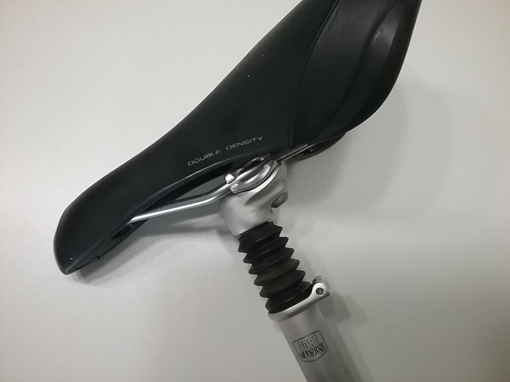 Fietszadel met verende zadelpen 27.2mm, Ophalen, Zo goed als nieuw, Zadel