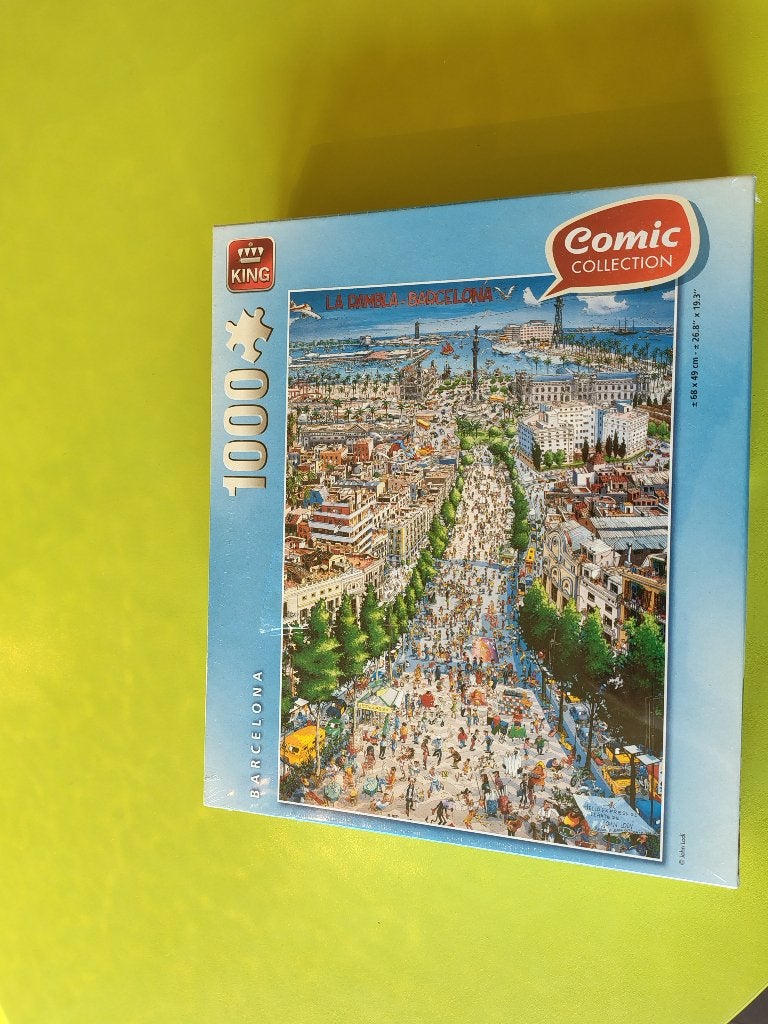 Puzzel - Barcelona - Rambla Collection - 1000 st, Enlèvement ou Envoi, 500 à 1500 pièces, Neuf, Puzzle