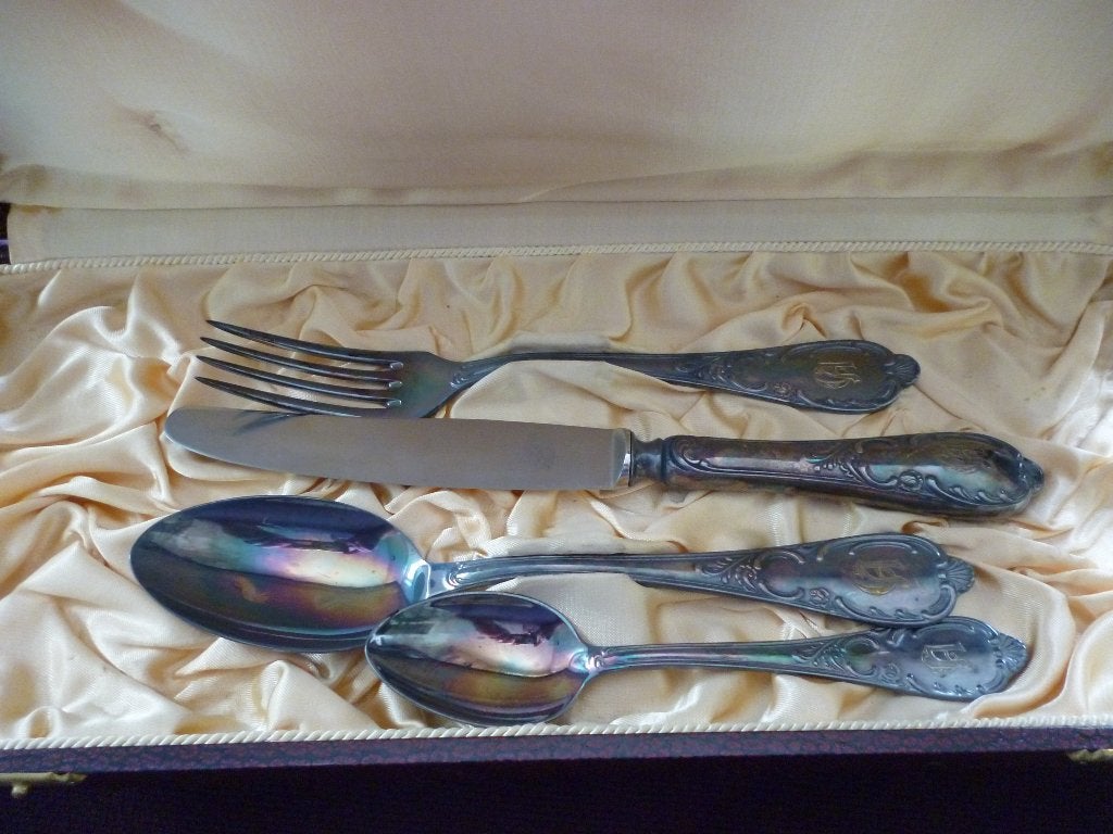 Coffret couvert, Antiek en Kunst, Antiek | Bestek, Ophalen