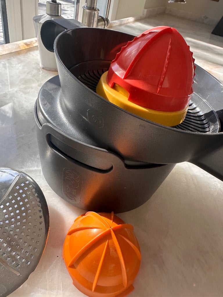 Presse-agrumes et disque à râper pour Thermomix TM6, Elektronische apparatuur, Ophalen of Verzenden, Zo goed als nieuw, Vaatwasserbestendig
