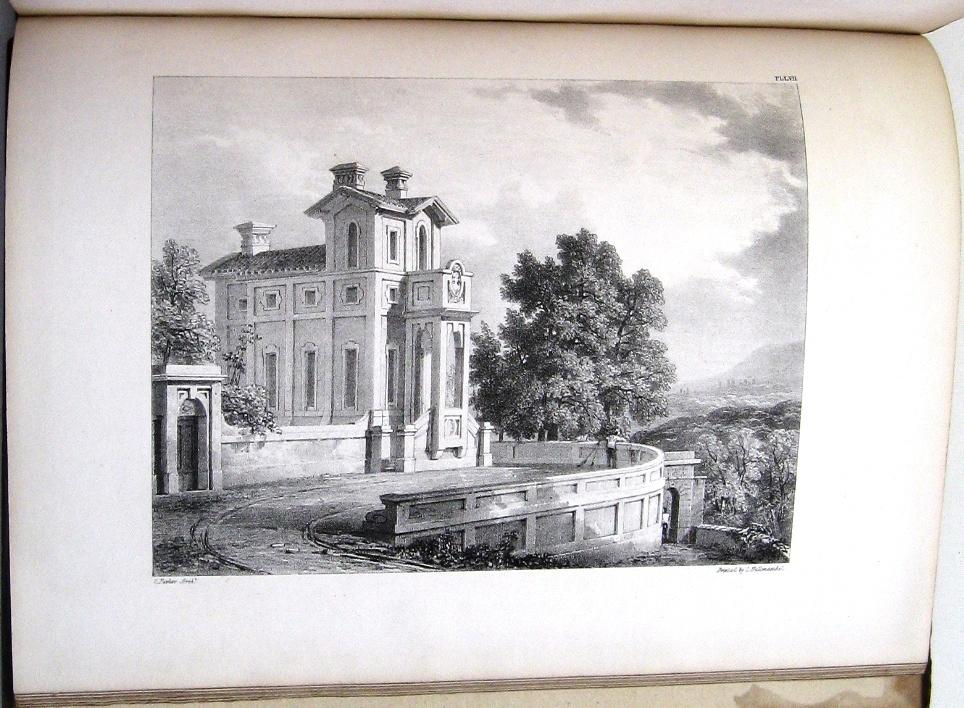 Villa Rustica 1832-3 Parker - 1e druk Architectuur 64 platen, Ophalen of Verzenden