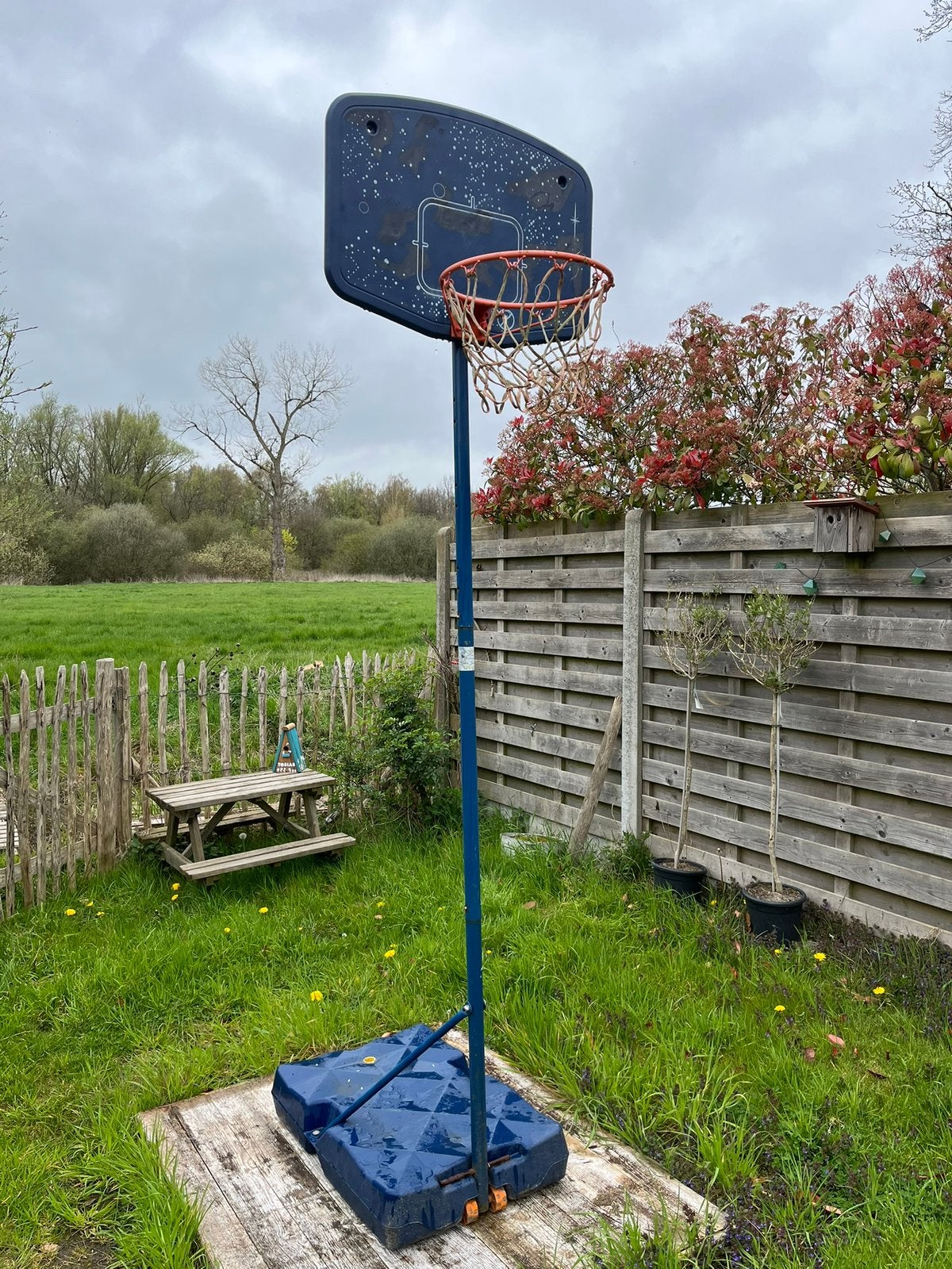 Basketbalring, Ophalen, Gebruikt