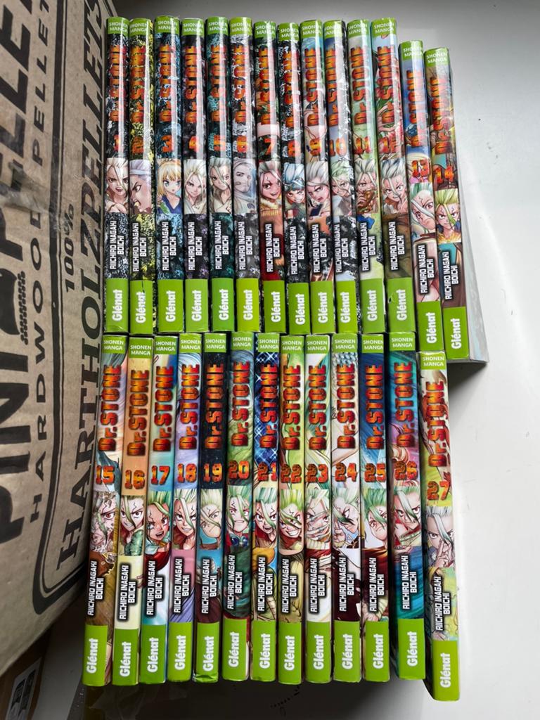 Dr stone intégrale en 27 tomes 1 a 27 collection complete, Ophalen of Verzenden