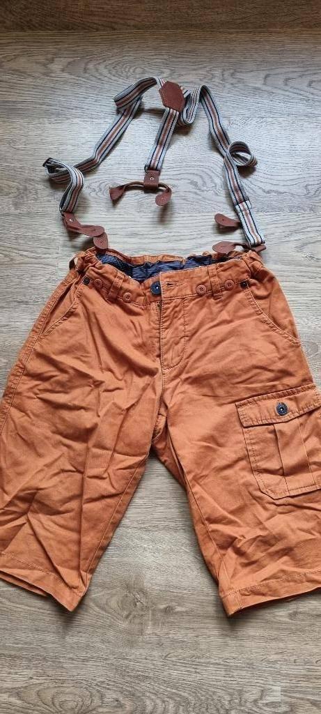 short of bermuda met bretellen JBC maat 146 - 152, Kinderen en Baby's, Kinderkleding | Maat 152, Broek, Ophalen of Verzenden, Zo goed als nieuw