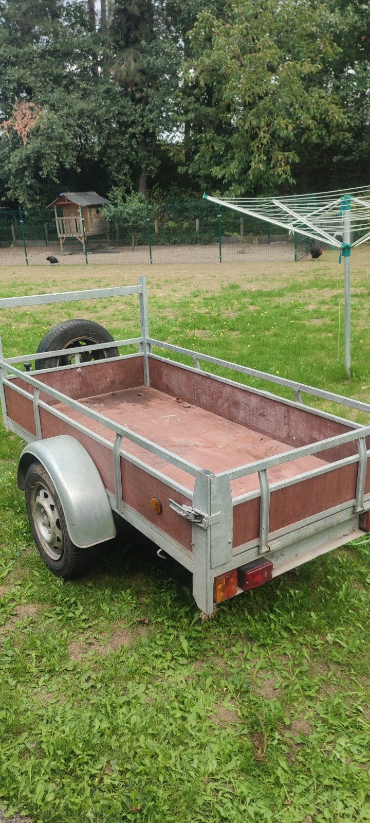 Aanhangwagen 2mx1m, Auto diversen, Aanhangers en Bagagewagens, Ophalen, Zo goed als nieuw