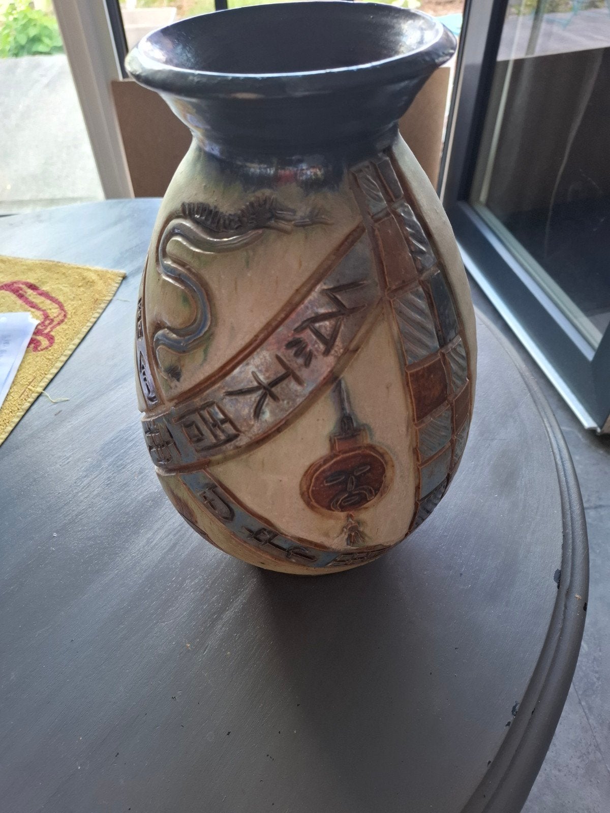 vase grès émaillé et salé Bouffioulx, Antiek en Kunst, Antiek | Keramiek en Aardewerk, Ophalen