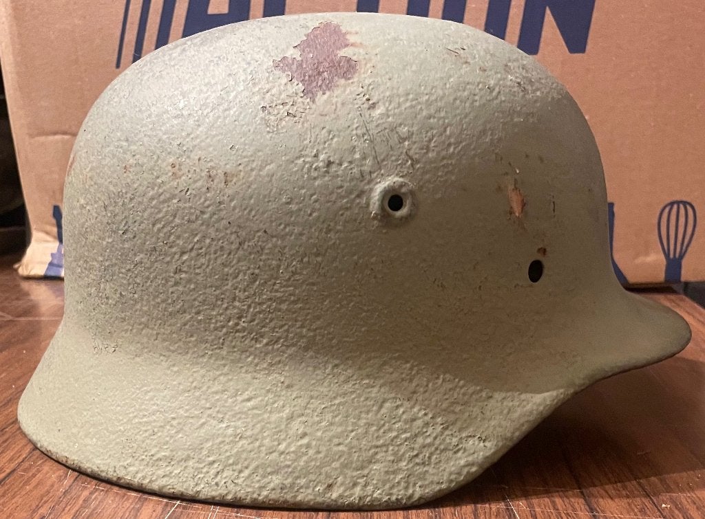 WW2 - Coque casque allemand, Collections, Enlèvement, Armée de terre, Casque ou Béret