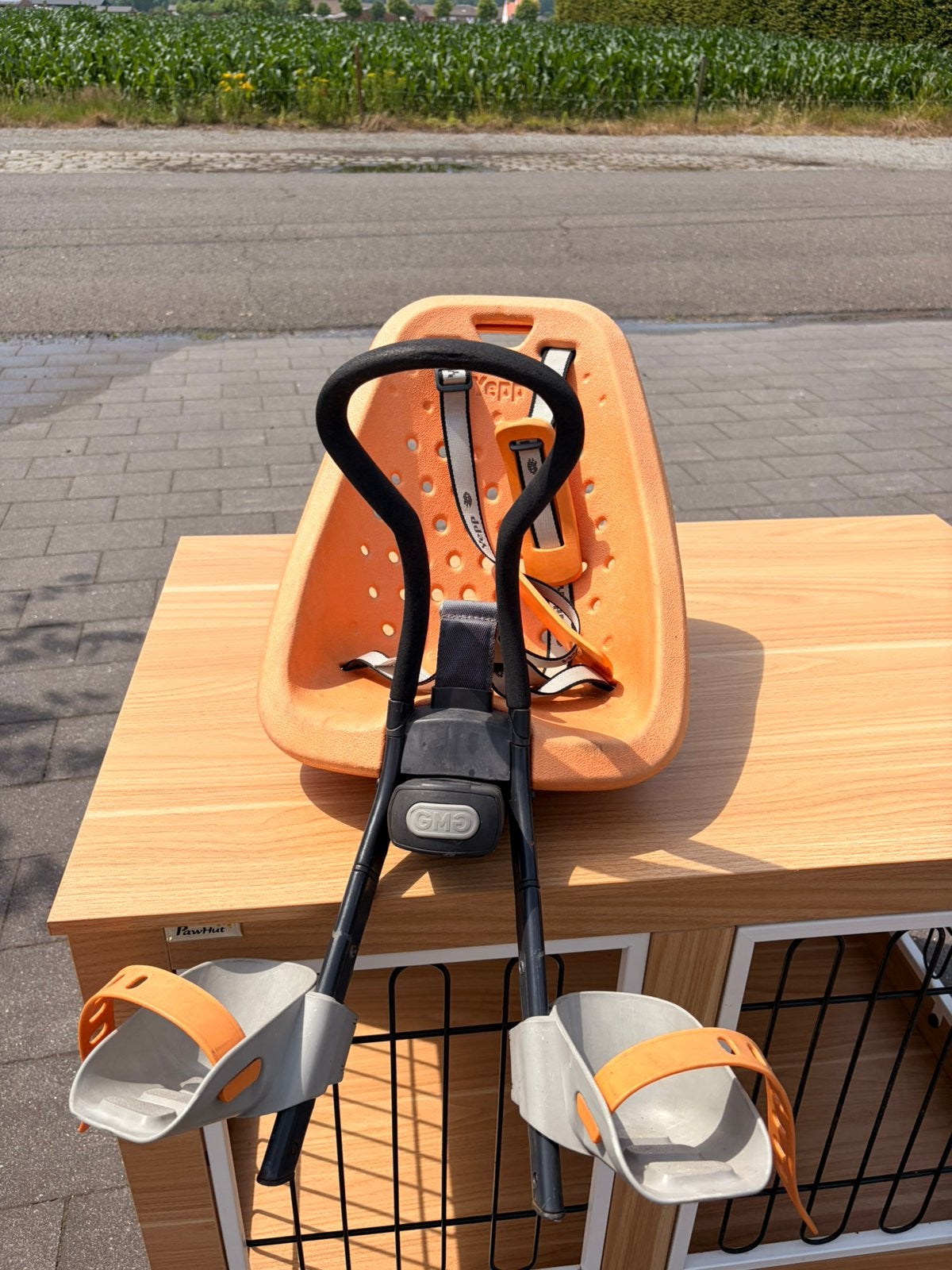 Yepp 2 mini fietsstoeltje voor, Ophalen, Zo goed als nieuw