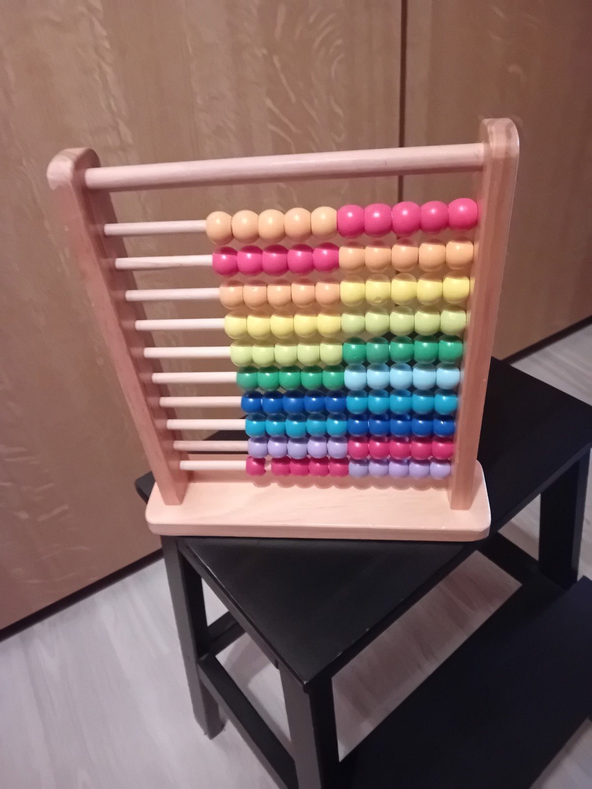 Groot houten telraam als nieuw, Kinderen en Baby's, Speelgoed | Educatief en Creatief, Ophalen