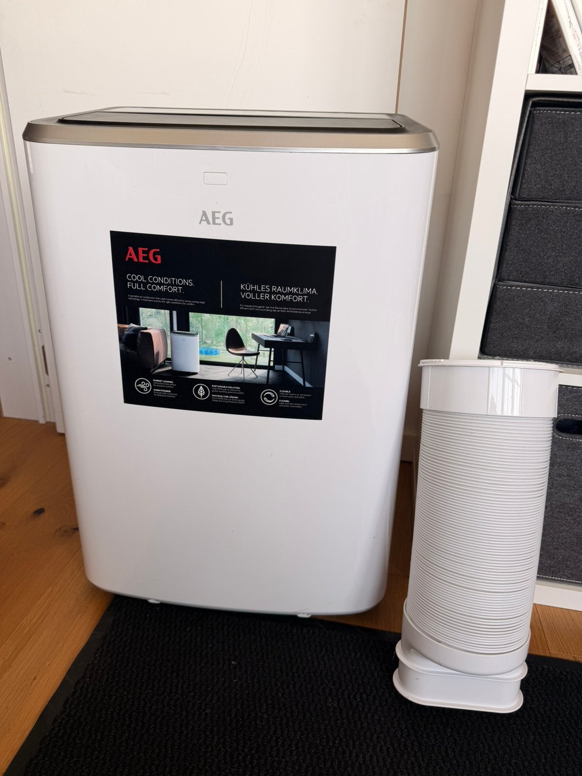 Climatiseur portable AEG avec télécommande, Enlèvement, Comme neuf, Télécommande
