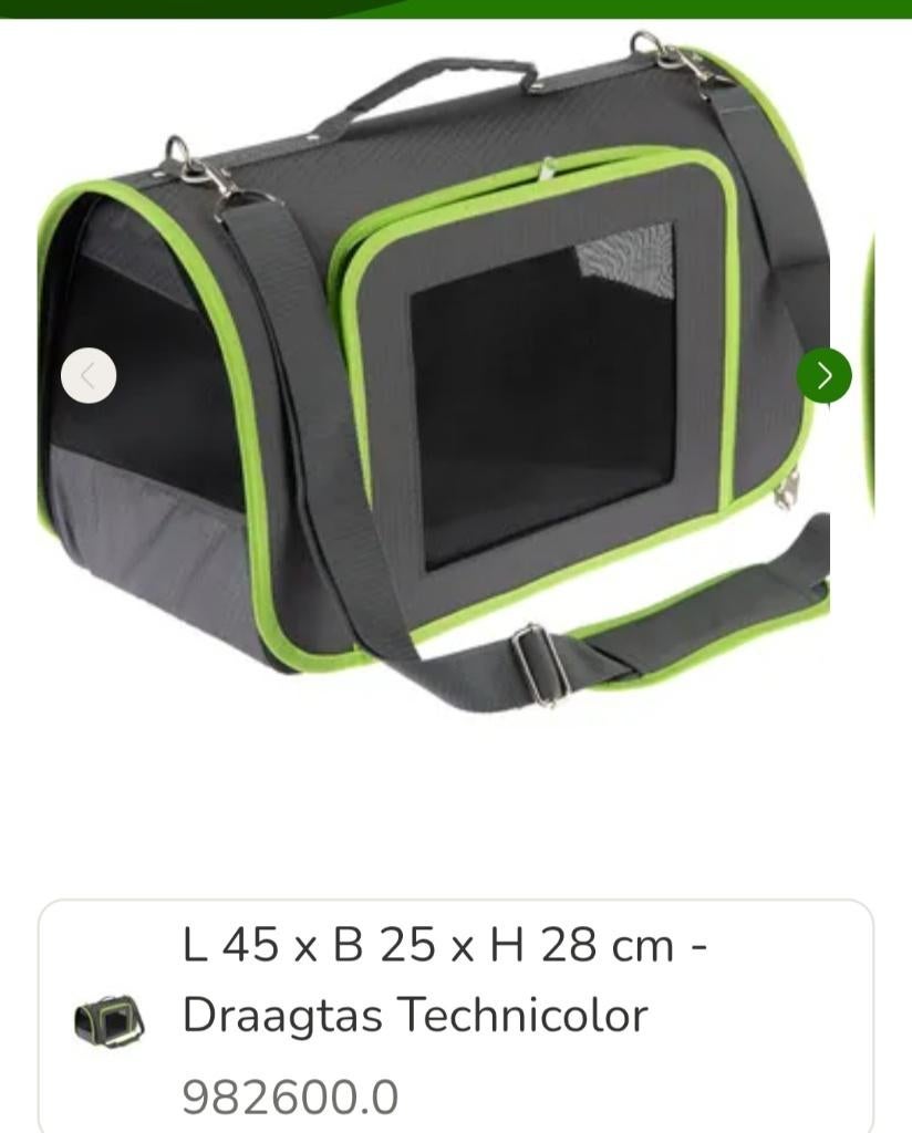 Je cherche un sac de transport chat adulte, Enlèvement, Comme neuf