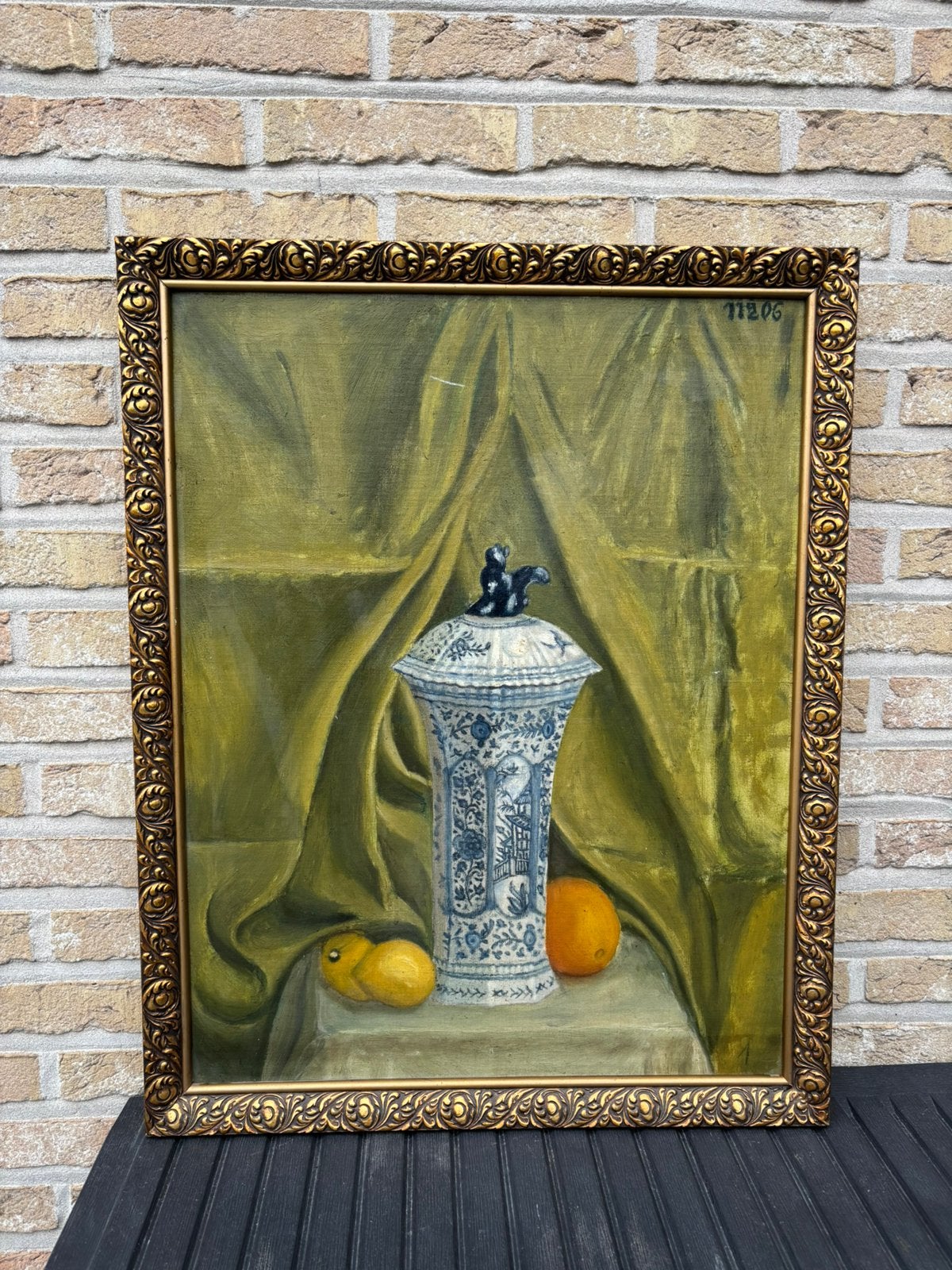 Schilderij stilleven, Ophalen of Verzenden, Origineel werk, Olieverf