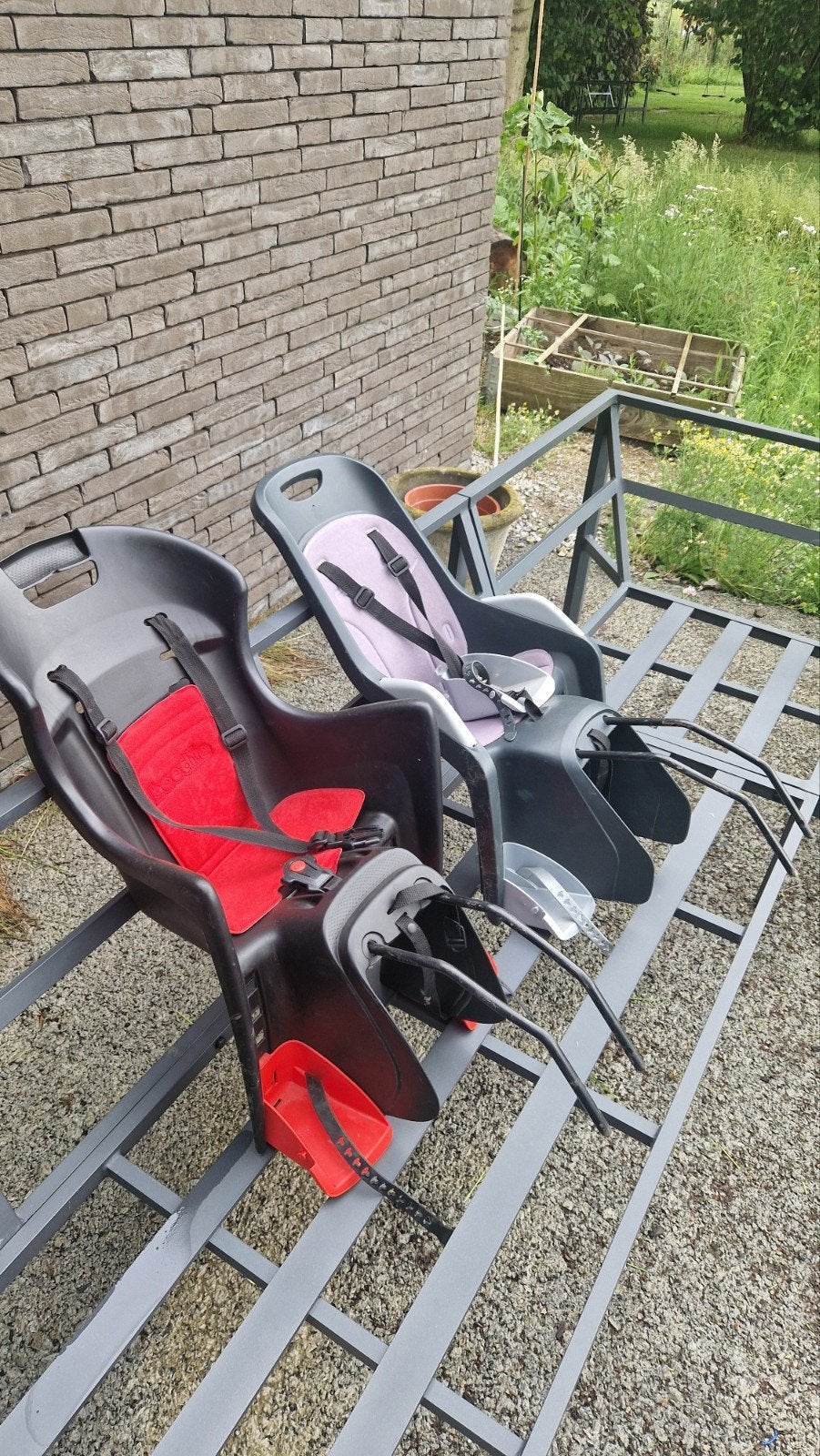2 fietszitjes Polisport Boodie, Ophalen, Voetsteuntjes