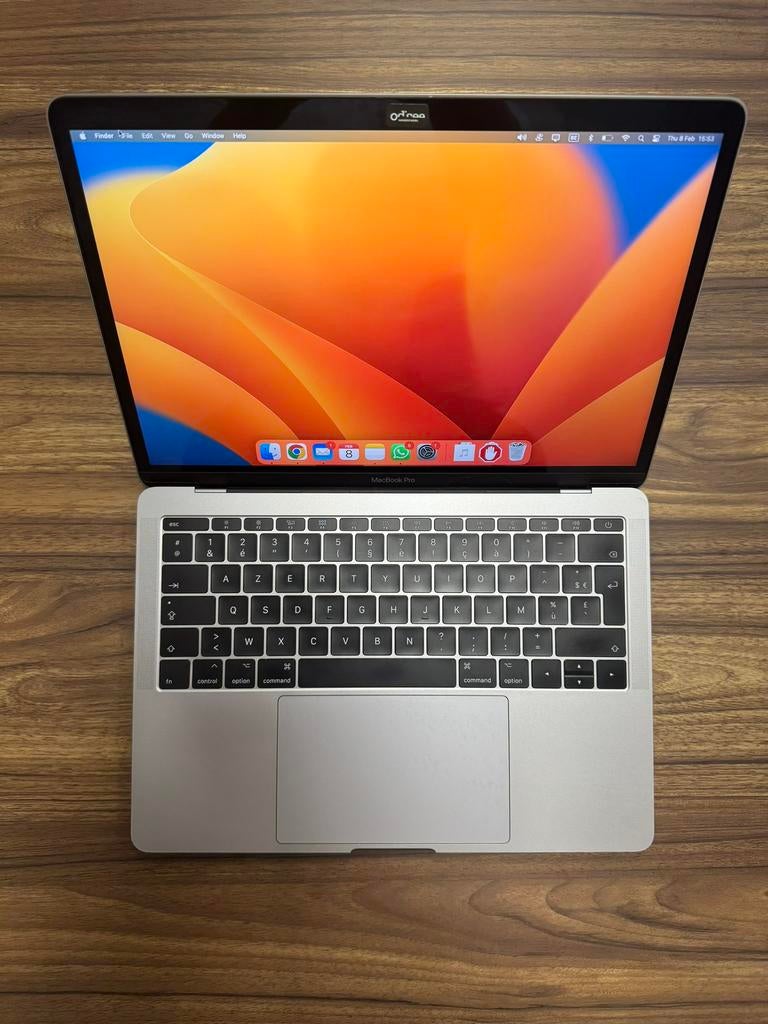 Macbook Pro (fin 2017), Informatique & Logiciels, Apple Macbooks, Utilisé, MacBook, 13 pouces, 2 à 3 Ghz, 128 GB ou moins, 8 GB