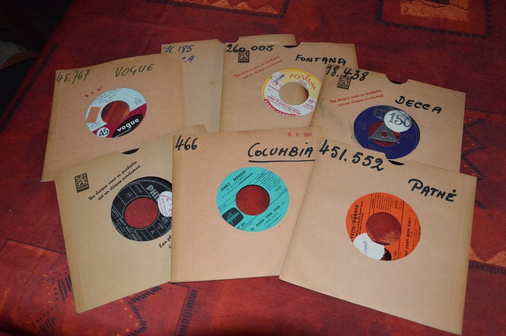 45t's heel oude OLDIES uit de jaren 50/60, Cd's en Dvd's, 7 inch, Ophalen of Verzenden, Zo goed als nieuw, EP