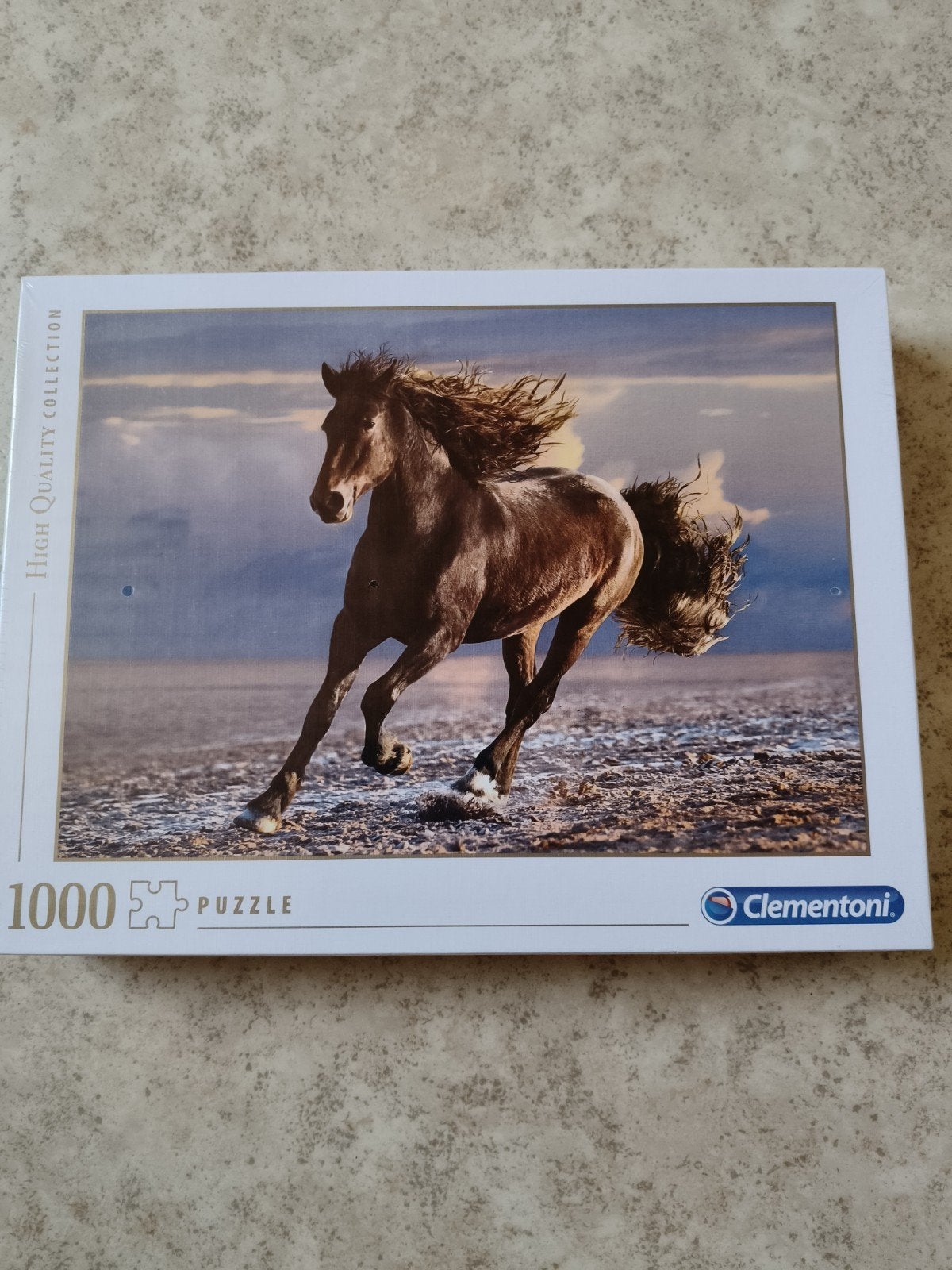 puzzel paard 1000 stuks clementoni, Hobby en Vrije tijd, Denksport en Puzzels, Ophalen, 500 t/m 1500 stukjes, Nieuw