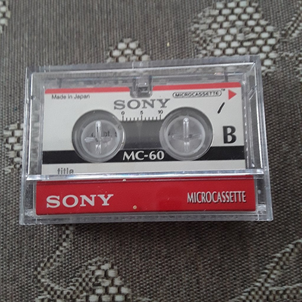 3 SONY  MICRO CASSETTES  3M  C 60, Ophalen, Enkel, Sony