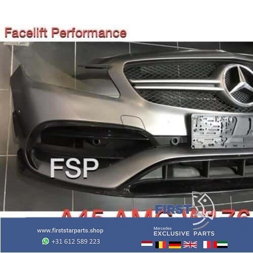 W176 A45 AMG Facelift Voorbumper Origineel Mercedes A Klasse, Utilisé, -, Avant, -