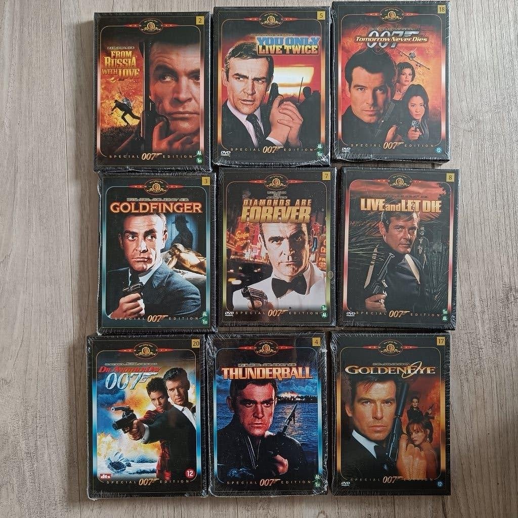 9 James Bond 007 DVD, Ophalen, Nieuw in verpakking