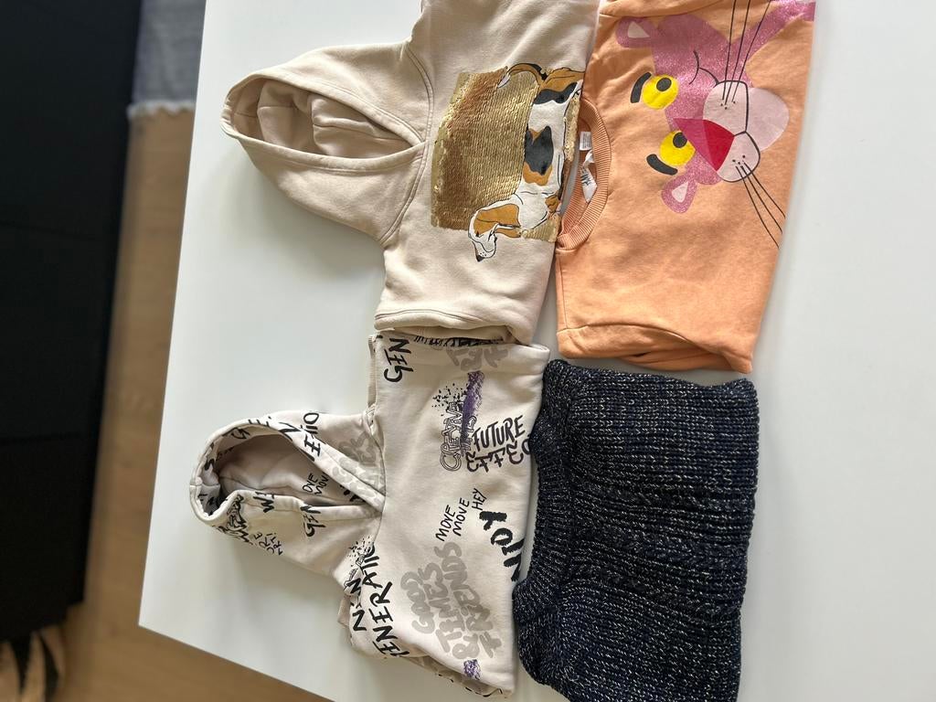 Lot truien mt 116, Ophalen of Verzenden, Gebruikt, Meisje, Trui of Vest