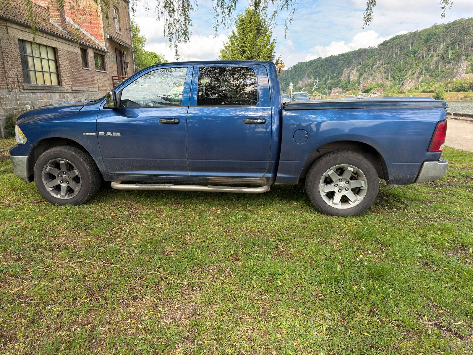 Dodge ram laramie 5.7 v8 HEMI-hulpprogramma, Automaat, 4 deurs, Blauw, Leder