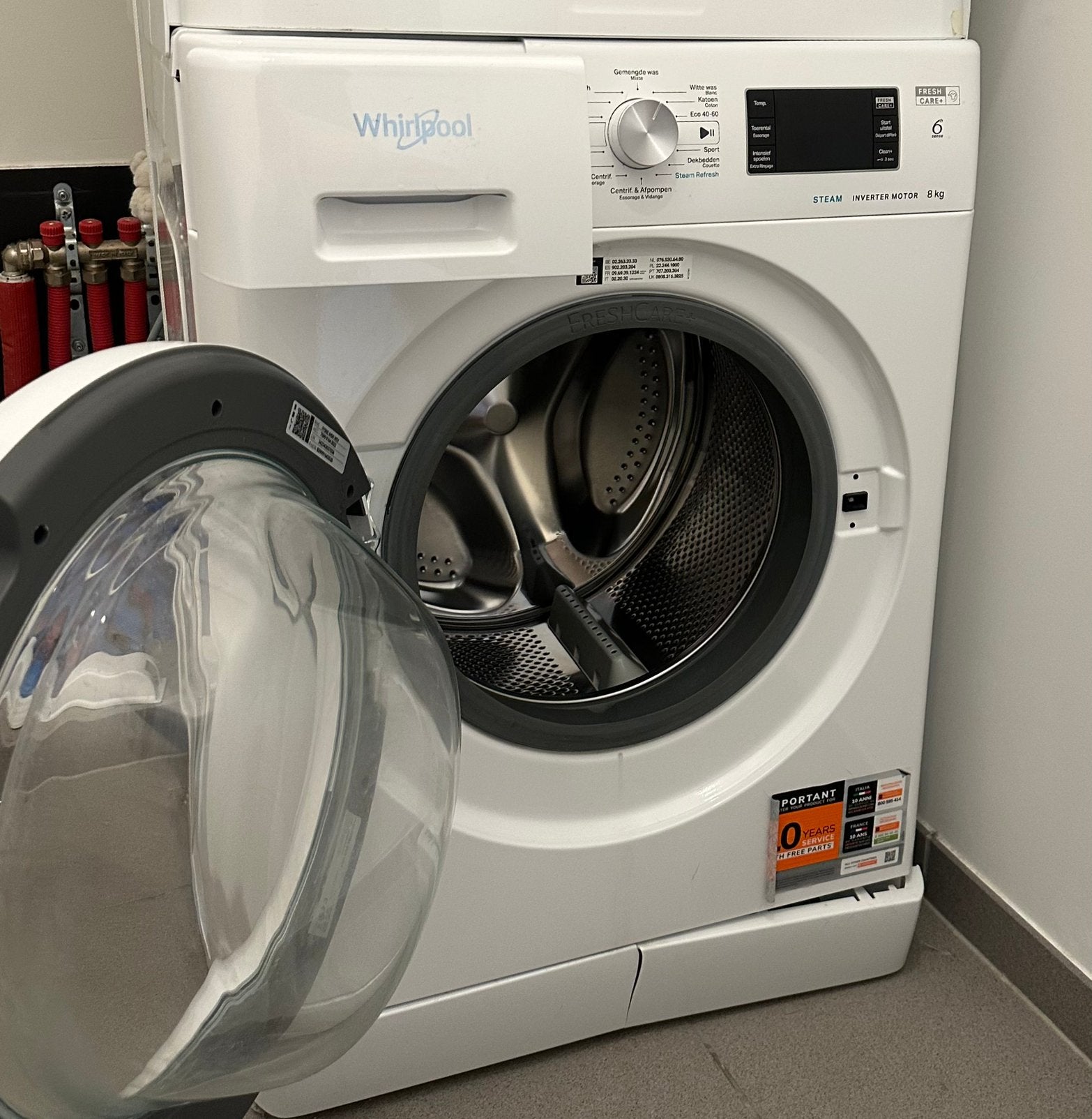Whirlpool wasmachine 8 kg – 1400 toeren – 2 jaar gebruikt, Electroménager, Lave-linge, Enlèvement, Comme neuf