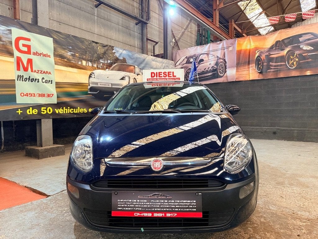 Fiat Punto 1.3MTJ Airco, Auto's, Dealer onderhouden, Blauw, Punto, Te koop