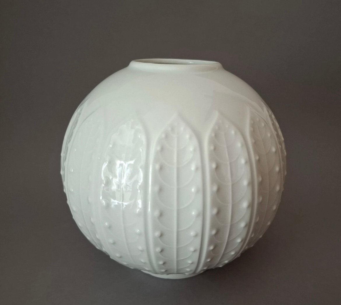 Wunsiedel Bavaria Vase Retsch, porcelaine blanche, 15 cm, Antiquités & Art, Enlèvement