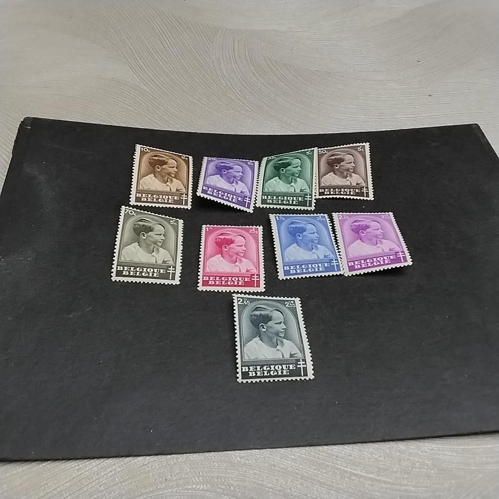 Charnière BELGIE 438/446 avec coteau 12,50€, Enlèvement ou Envoi