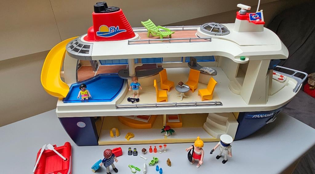 Bateau de croisière Playmobil, Enlèvement, Utilisé, Ensemble complet