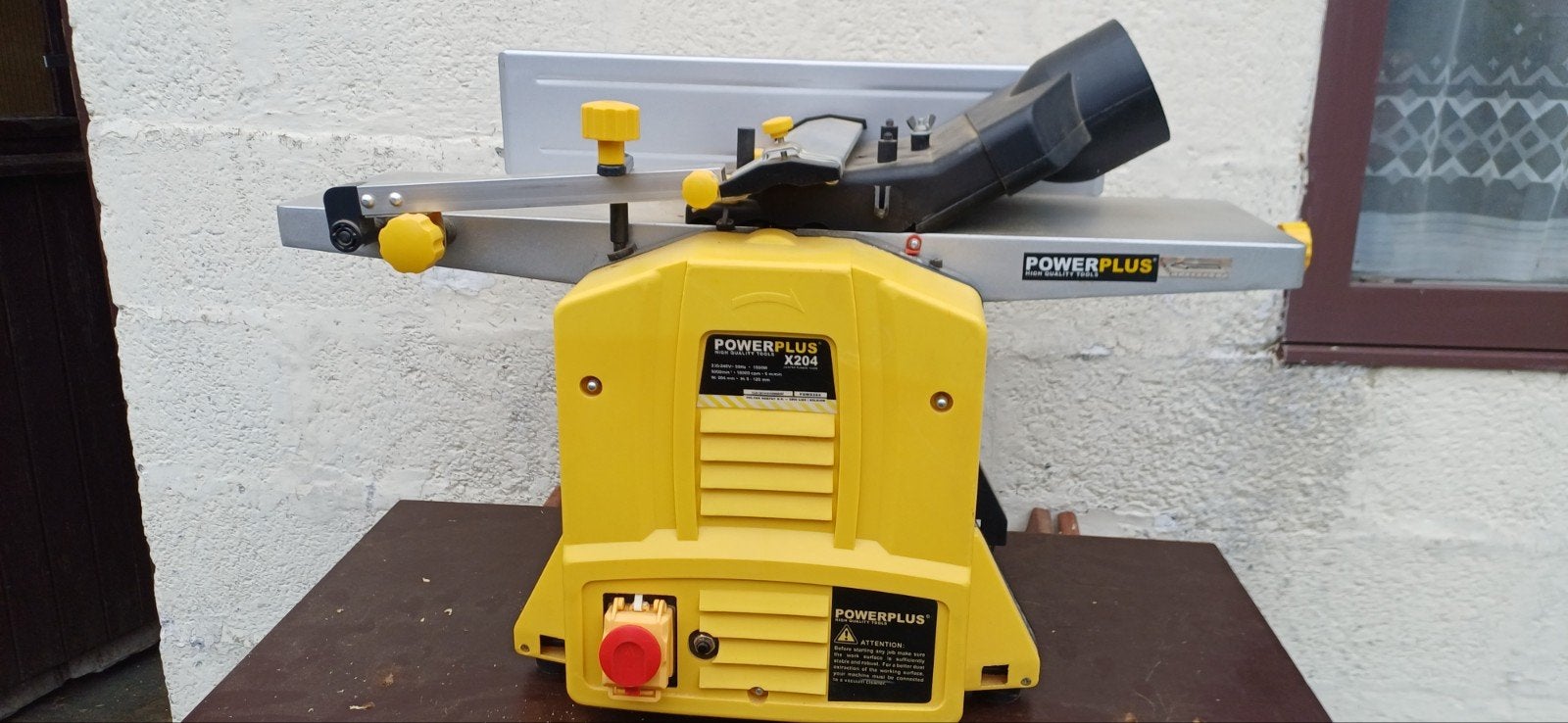 dégauchisseuse-raboteuse Powerplus X204 de 1500 W,, Bricolage & Construction, Enlèvement, Comme neuf