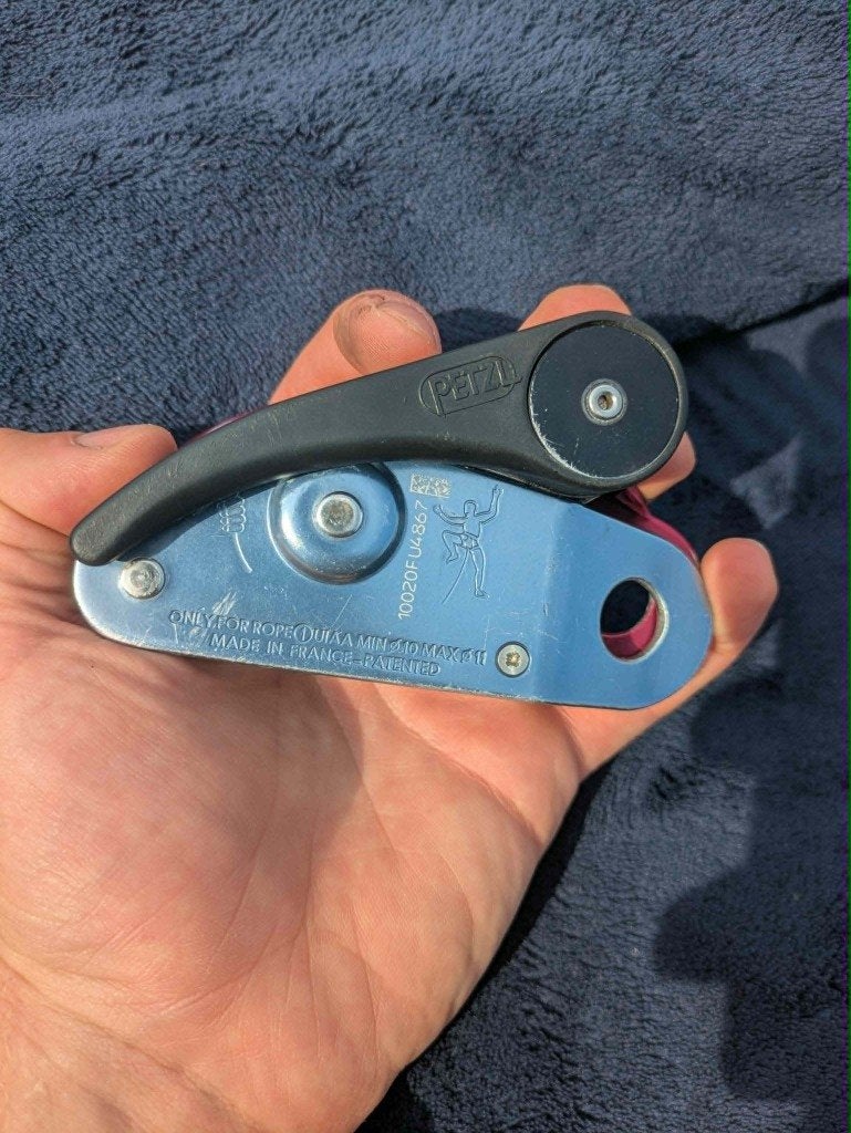 Petzl Grigri, Enlèvement, Utilisé, Accessoire d'escalade